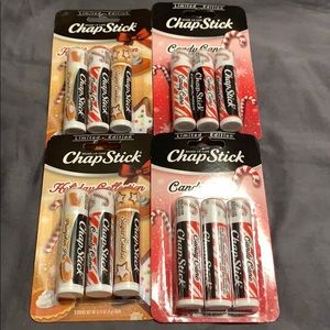 4 limited edition packs of Chapstick